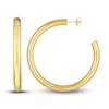 Thumbnail Image 2 of Polished Open Hoop Earrings 14K Yellow Gold 50mm