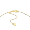 Thumbnail Image 3 of Saturn Solid Choker Necklace 14K Two-Tone Gold 13" Adj.