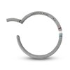 Thumbnail Image 2 of Marco Dal Maso Men's Medium Italian Hoop Earring Sterling Silver