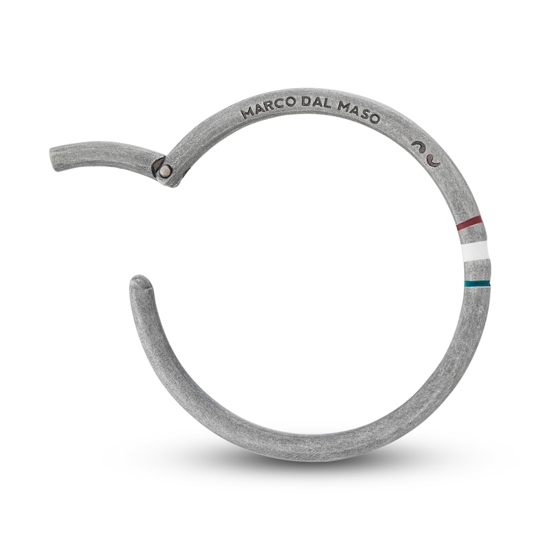 Marco Dal Maso Men's Medium Italian Hoop Earring Sterling Silver