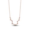 Thumbnail Image 3 of Diamond Aquarius Constellation Necklace 1/6 ct tw Round 14K Rose Gold