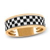 Thumbnail Image 1 of Men's Black Diamond Anniversary Ring 1/4 ct tw Round 14K Two-Tone