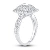 Thumbnail Image 2 of Diamond Triple Halo Engagement Ring 1-1/2 ct tw Round 14K White Gold