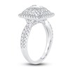 Thumbnail Image 1 of Diamond Triple Halo Engagement Ring 1-1/2 ct tw Round 14K White Gold