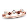 Thumbnail Image 1 of Juliette Maison Natural Garnet & Natural White Sapphire Ring 10K Rose Gold