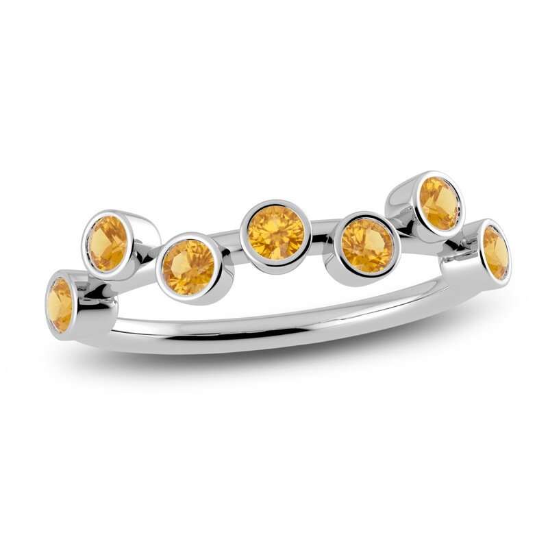 Main Image 1 of Juliette Maison Natural Citrine Ring 10K White Gold