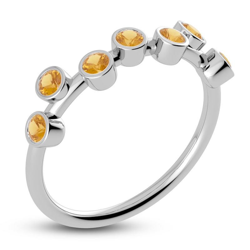 Main Image 2 of Juliette Maison Natural Citrine Ring 10K White Gold