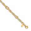 Thumbnail Image 1 of High-Polish Link Bracelet 14K Yellow Gold 7.5"