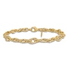 Thumbnail Image 3 of High-Polish Link Bracelet 14K Yellow Gold 7.5"