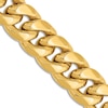 Thumbnail Image 1 of Semi-Solid Miami Cuban Link Necklace 14K Yellow Gold 22" 9.3mm