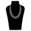 Thumbnail Image 2 of Diamond Collar Necklace 5 ct tw Round 14K White Gold 17"