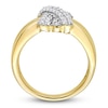 Thumbnail Image 3 of Y-Knot Diamond Ring 1/4 ct tw Round 14K Yellow Gold