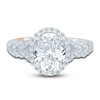 Thumbnail Image 2 of Pnina Tornai Lab-Created Diamond Engagement Ring 2-3/8 ct tw Oval/Round 14K White Gold