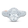 Thumbnail Image 2 of Pnina Tornai Lab-Created Diamond Engagement Ring 2-3/8 ct tw Oval/Round 14K White Gold