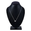 Thumbnail Image 4 of Diamond Pendant Necklace 1/2 ct tw Pear/Emerald/Round 14K White Gold 18"
