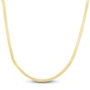 Thumbnail Image 1 of Solid Herringbone Chain Necklace 14K Yellow Gold 16" 4.6mm