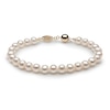 Thumbnail Image 1 of Yoko London White Freshwater Cultured Pearl Bracelet 18K Yellow Gold 7.5"