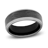 Thumbnail Image 1 of Men's Wedding Band Black Ion-Plated Tungsten 8.0mm