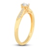 Thumbnail Image 2 of Diamond Promise Ring 1/4 ct tw Oval/Round 14K Yellow Gold
