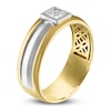 Thumbnail Image 1 of Princess-Cut Diamond Solitaire Ring 1/2 ct tw 14K Two-Tone Gold 7.2mm