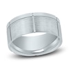 Thumbnail Image 1 of Machine-Cut Wedding Band 14K White Gold 9mm