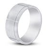 Thumbnail Image 2 of Machine-Cut Wedding Band 14K White Gold 9mm