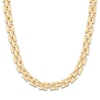 Thumbnail Image 1 of Italia D'Oro Panther Link Chain Necklace 14K Yellow Gold 17.5"
