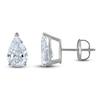 Thumbnail Image 1 of Pear-Shaped Lab-Created Diamond Solitaire Stud Earrings 5 ct tw 14K White Gold (F/SI2)