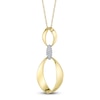 Thumbnail Image 1 of Shy Creation Diamond Mobius Necklace 1/15 ct tw 14K Yellow Gold 18" SC22008996