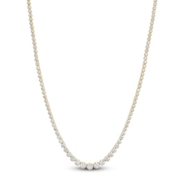 Shy Creation Diamond Riviera Necklace 4-1/2 ct tw 14K Yellow Gold 18" SC55022935