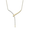 Thumbnail Image 1 of Shy Creation Diamond Lariat Necklace 1/3 ct tw 14K Yellow Gold 18" SC55026556
