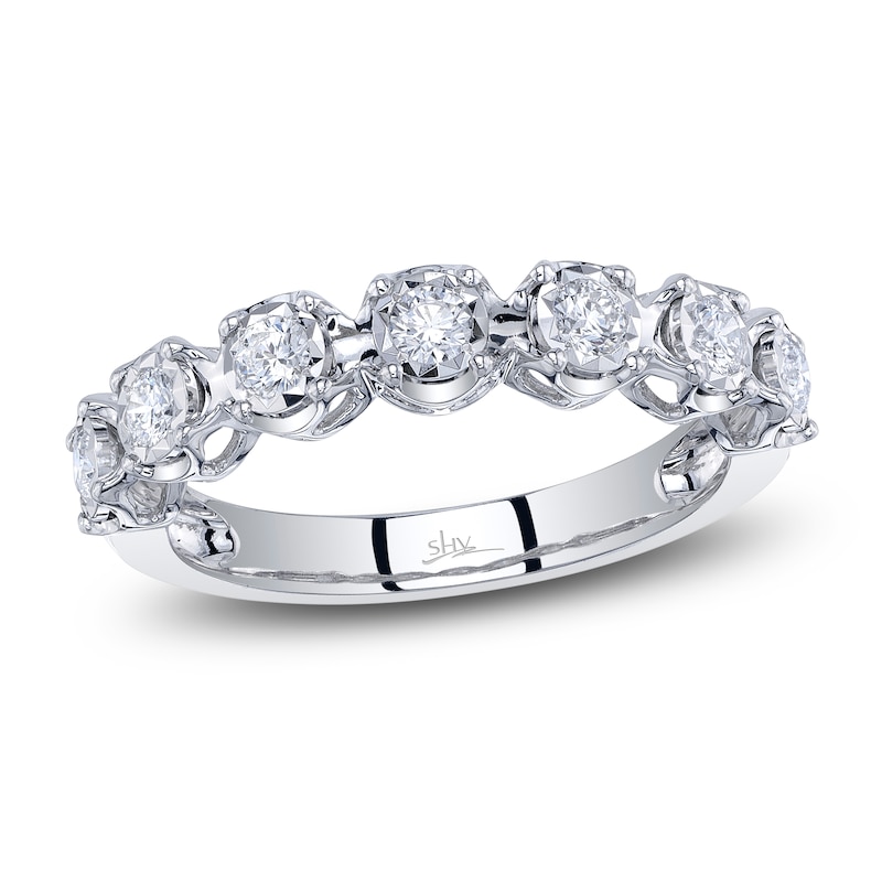 Main Image 1 of Shy Creation Diamond Ring 3/8 ct tw 14K White Gold SC55024607V2