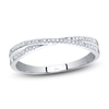Thumbnail Image 1 of Shy Creation Diamond Crossover Ring 1/15 ct tw 14K White Gold SC22005548
