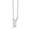 Thumbnail Image 2 of Shy Creation Diamond Butterfly Necklace 1/20 ct tw 14K White Gold 18" SC55024049V2