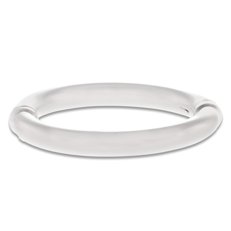 Sterling silver hollow hinged bangle Sterling silver hollow hinged bangle