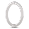 Thumbnail Image 3 of Italia D'Argento Hollow Oval Hinged Bangle Bracelet Sterling Silver