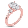Thumbnail Image 2 of Oval-Cut Created By Jared Studio Lab-Grown Diamond Engagement Ring 3-1/6 ct tw 14K Rose Gold