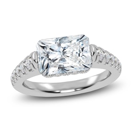 Radiant-Cut Created By Jared Studio Lab-Grown Diamond Engagement Ring 2-1/3 ct tw 14K White Gold