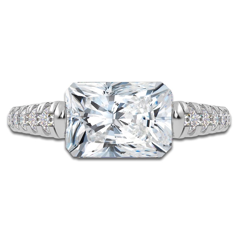 Main Image 3 of Radiant-Cut Created By Jared Studio Lab-Grown Diamond Engagement Ring 2-1/3 ct tw 14K White Gold