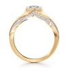 Thumbnail Image 2 of J'Lure Lab-Grown Diamond Hexagon Brilliant-Cut Engagement Ring 1-3/8 ct tw 18K Yellow Gold