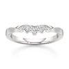Thumbnail Image 1 of J'Lure Lab-Grown Diamond Scalloped Wedding Band 1/6 ct tw 18K White Gold
