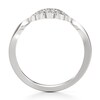 Thumbnail Image 2 of J'Lure Lab-Grown Diamond Scalloped Wedding Band 1/6 ct tw 18K White Gold
