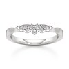 Thumbnail Image 1 of J'Lure Lab-Grown Diamond Scalloped Wedding Band 1/6 ct tw 18K White Gold