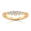 Thumbnail Image 1 of J'Lure Lab-Created Diamond Scalloped Wedding Band 1/5 ct tw 18K Yellow Gold