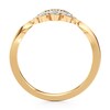 Thumbnail Image 2 of J'Lure Lab-Created Diamond Scalloped Wedding Band 1/5 ct tw 18K Yellow Gold