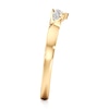 Thumbnail Image 3 of J'Lure Lab-Created Diamond Scalloped Wedding Band 1/5 ct tw 18K Yellow Gold
