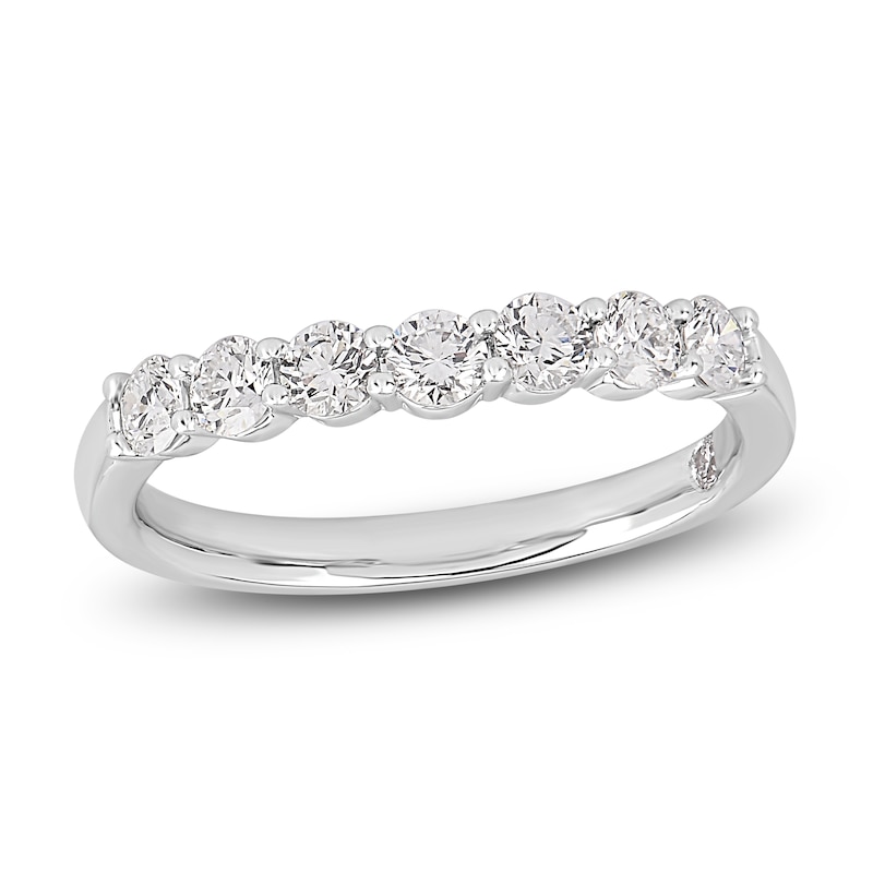 Main Image 1 of Storied Diamond Desert Sands of Eternity Anniversary Ring 3/4 ct tw 18K White Gold