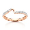 Thumbnail Image 1 of J'Lure Lab-Grown Diamond Contour Wedding Band 1/3 ct tw 18K Rose Gold