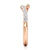 Thumbnail Image 3 of J'Lure Lab-Grown Diamond Contour Wedding Band 1/3 ct tw 18K Rose Gold