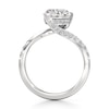 Thumbnail Image 2 of J'Lure Heart Brilliant-Cut Lab-Grown Diamond Bypass Engagement Ring 2-3/8 ct tw 18K White Gold